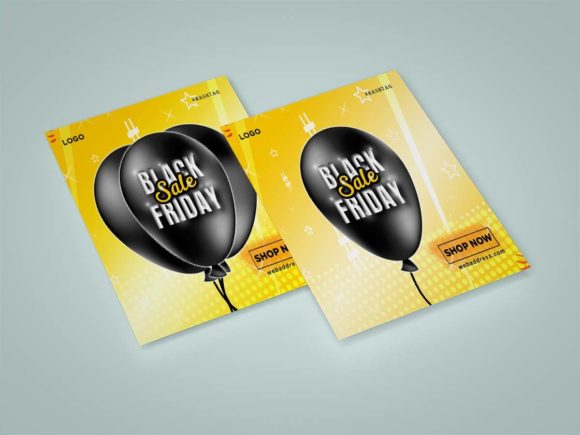 Black Friday Sale Social Media Flyer & Banner Design