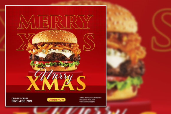 Christmas Menu Social Media Post: Design Your Festive Celebration
