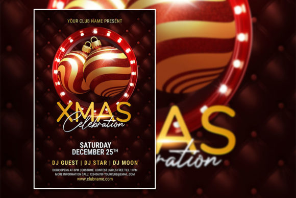Create Festive Magic with This Editable Christmas Flyer