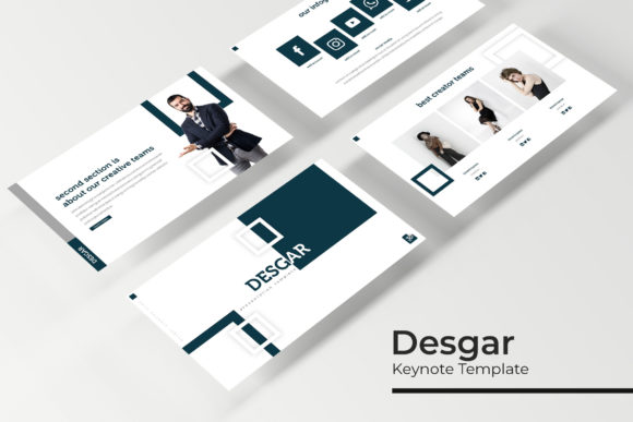 Desgar Keynote Template: Modern Slides for Creative Projects