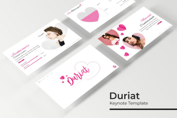 Duriat Keynote Template: Modern Typography for Impactful Presentations