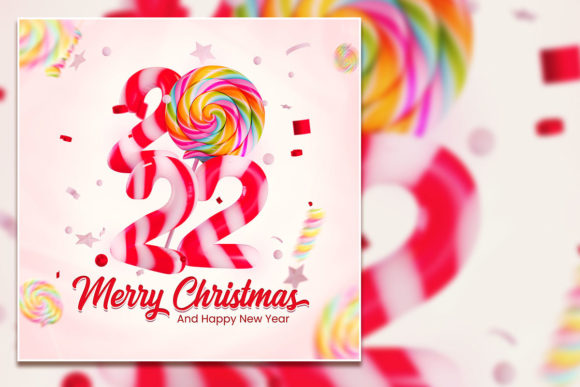 Merry Christmas Social Media Post: Editable PSD Flyer