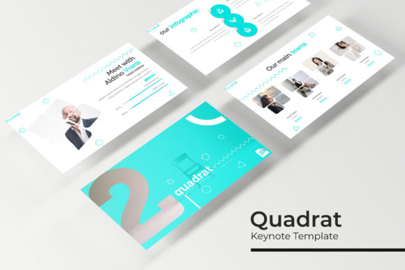 Quadrat Keynote Template: Modern Design for Presentations