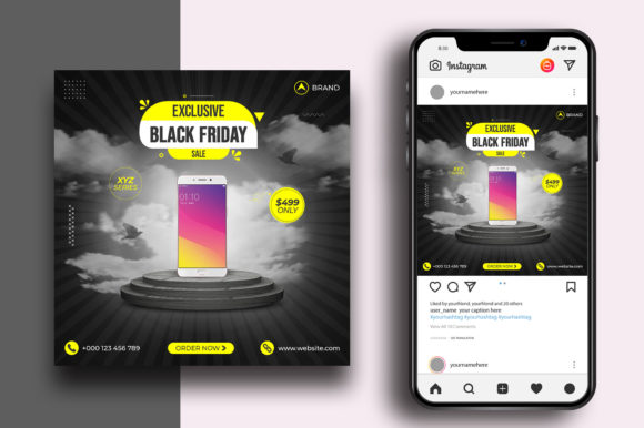 SmartPhone Sale Social Media Post Template