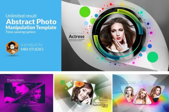 Unleash Creativity with Abstract Photo Manipulation PSD Templates